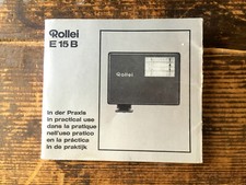 Rollei E 15 B Blitz Guide -