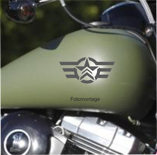 2x 22cm US Army Sterne Koffer