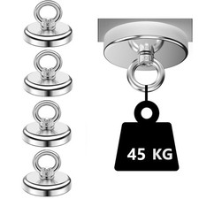 4x Neodym Bergemagnet