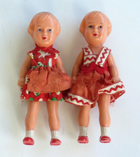 VINTAGE 2x EDI PUPPE PÜPPCHEN