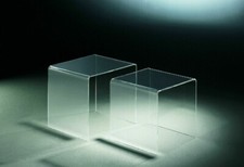 Beistelltisch - Satztisch (2-Satz)  - Acrylglas klar transparent - 8 mm