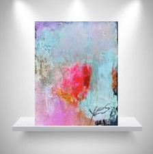 Acrylbild Unikat 40x50cm handgemalt Abstrakt Modern