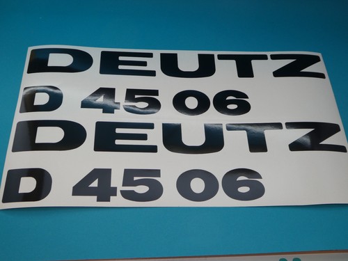Deutz 4506 aufkleber - d,
