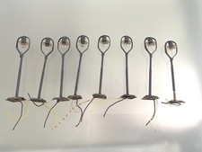 8X  Gittermastlampen mit Ring  Metallausführung Spur HO von Piko