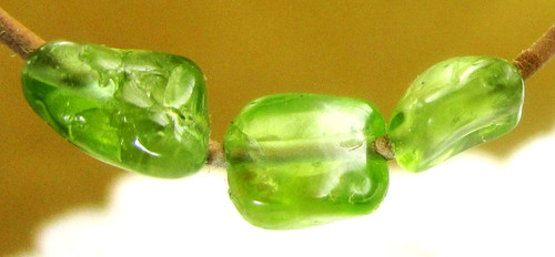 Peridot mini trommelsteine - 3,