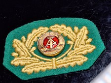 DDR General Mützenabzeichen Stoffabzeichen Kokrade Schirmmütze Grenztruppe