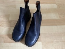 Aigle Damen Schuhe Stiefel Stiefeletten Dunkelblau Echt Leder Blau 39