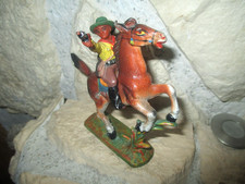 DDR-Spielzeug, originales Reitpferd mit Cowboy "Chris Howard" !!!