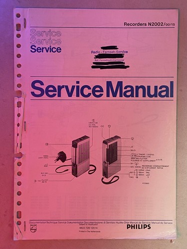 Philips service manual - service-manual, für