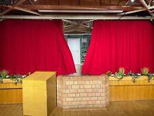 Bühnenvorhang, Theatervorhang, Farbe Rot