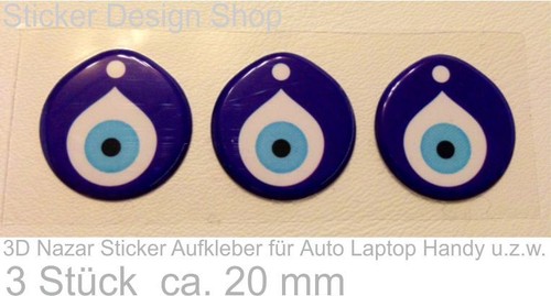 Nazar boncuk blaues auge - 3d,