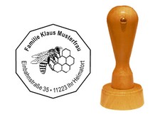 Stempel Adressenstempel Imker