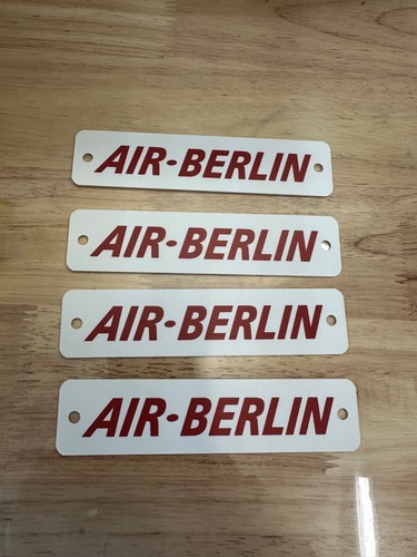 Airberlin airline plate - 4x,