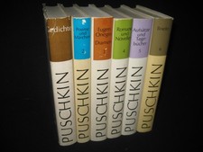 Alexander Puschkin , Gesammelte Werke in 6 Bänden , komplett