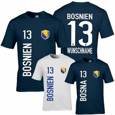 FanShirt BOSNIEN Trikot Kinder Druck Nummer Name Jersey WM BOSNA EM Top Shirt