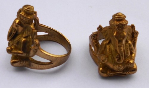 Ring messing ganesha - messing,