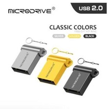 Mini USB 2.0 Flash Drive 16GB 32GB 64GB 128GB USB Stick Pendrive klein Schwarz