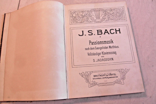 Alte noten bach - alte, j.s.