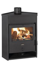 Eck-Kaminofen Prity AM D 12,5 kW Stahl Holzofen Heizen Ecke EEK A Ofen