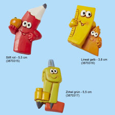 Zeichenwerkzeuge aus Polyresin Stift - Lineal - Zirkel von HobbyFun (CREApop®) 