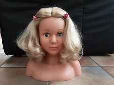 Schmink- und  Frisierpuppe gebraucht mit Haaraccessoires