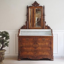 Antike Spiegelkommode mit