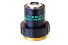 Carl Zeiss Jena Mikroskop-Objektiv Planachromat  Ph 10x/0,20 oo/-A