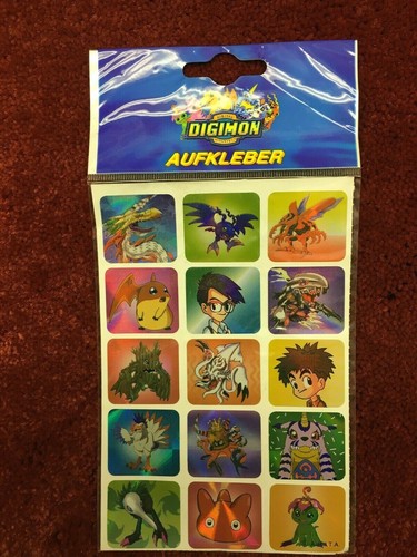 Digimon sticker hologram aus - hologram,