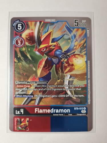 Digimon flamedramon bt8 012 - digimon, bt8-012