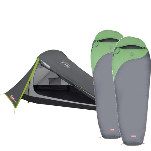 Coleman set mit zelt bedrock - set,