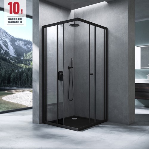 Schwarz duschkabine 90x90 - duschkabine,