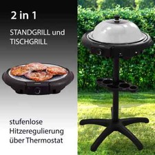 2in1 Elektrogrill Rundgrill