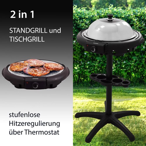 2in1 elektrogrill rundgrill - 2in1,
