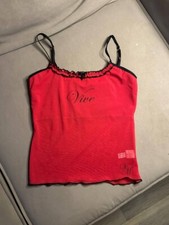 Rare Y2K VIVE MARIA Red Cami