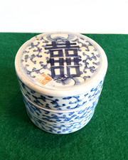 Antike Blau-weiß chinesische