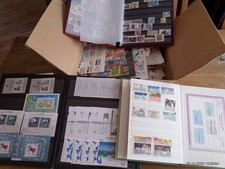 Karton Briefmarken aus Deutschland und alle Welt -5-