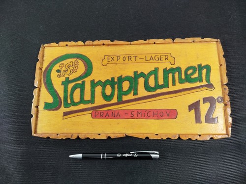 Werbeschild staropramen - werbeschild,