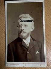 Foto CDV Mann mit Kneifer