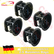 4× Luftdüse Lüftungsdüse Piano Schwarz für Opel Adam Corsa D 13363315 1814154