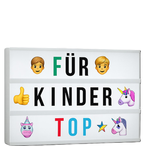 Lightbox led 386 zeichen - lightbox,