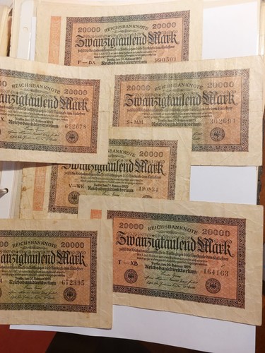 000 mark reichsbanknote - 20.000,
