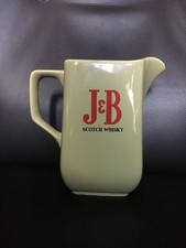 J & B  Scotch Whisky Karaffe Keramik Pitcher Wasserkrug Vintage Werbung PUB Bar