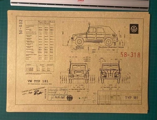 Premium artprint vw typ - vw,