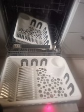  Geschirr Abtropfer Gestell/- Trockner Korb  Spüle Weiß 