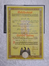 Antiker Gesellenbrief