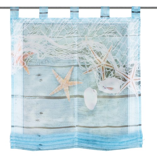 Raffrollo maritim blau - raffrollo,
