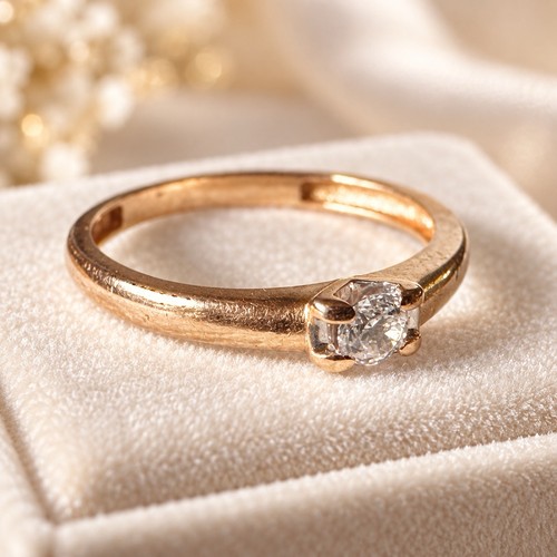Eleganter 585 goldring - goldring, mit