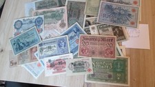 Deutschland 26 Stück Reichsmarkscheine 1906-1945