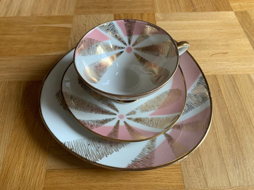 Sammeltassen gedeck rosa gold - gedeck,