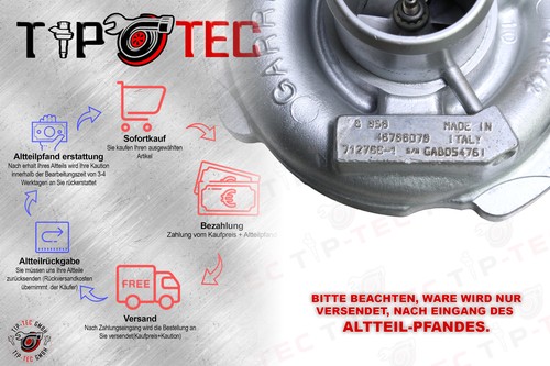 Turbolader 712766 alfa - turbolader, 712766-1
